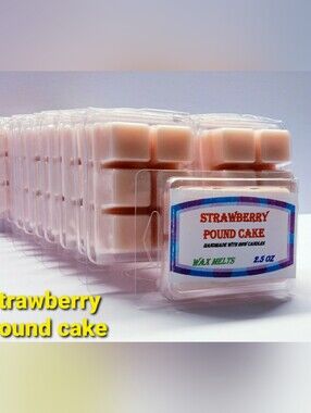 STRAWBERRY POUND CAKE -Bath & Body Works Candle Wax Melts- $8 per pack